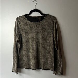 Black Long Sleeve Top